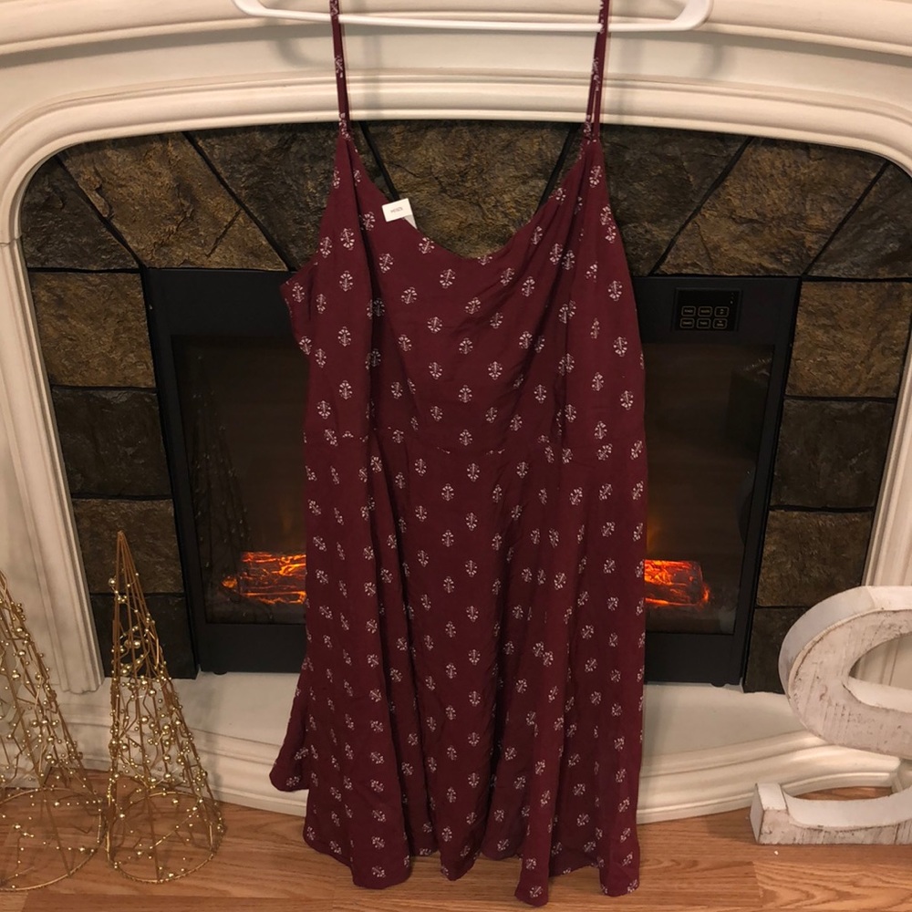 NWT Burgundy Old Navy Dress